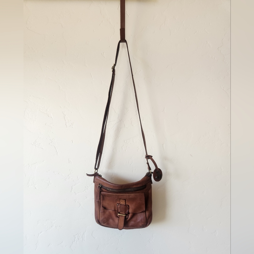 Harbour 2nd Brown Leather Crossbody Bag
